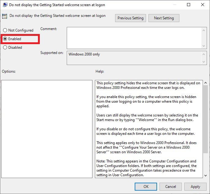 تخطي شاشة تسجيل الدخول إلى Windows - محرر نهج المجموعة المحلي في Windows 10 - تجاوز شاشة تسجيل الدخول